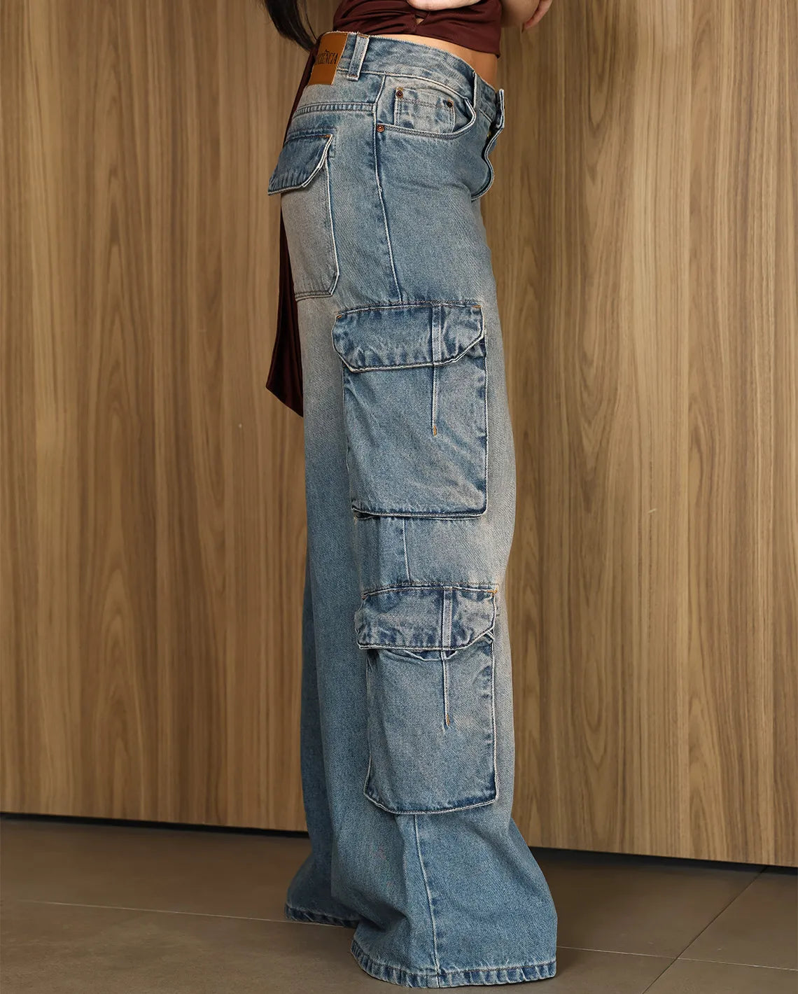 Calça Jeans Cargo Sujinho - Consciência