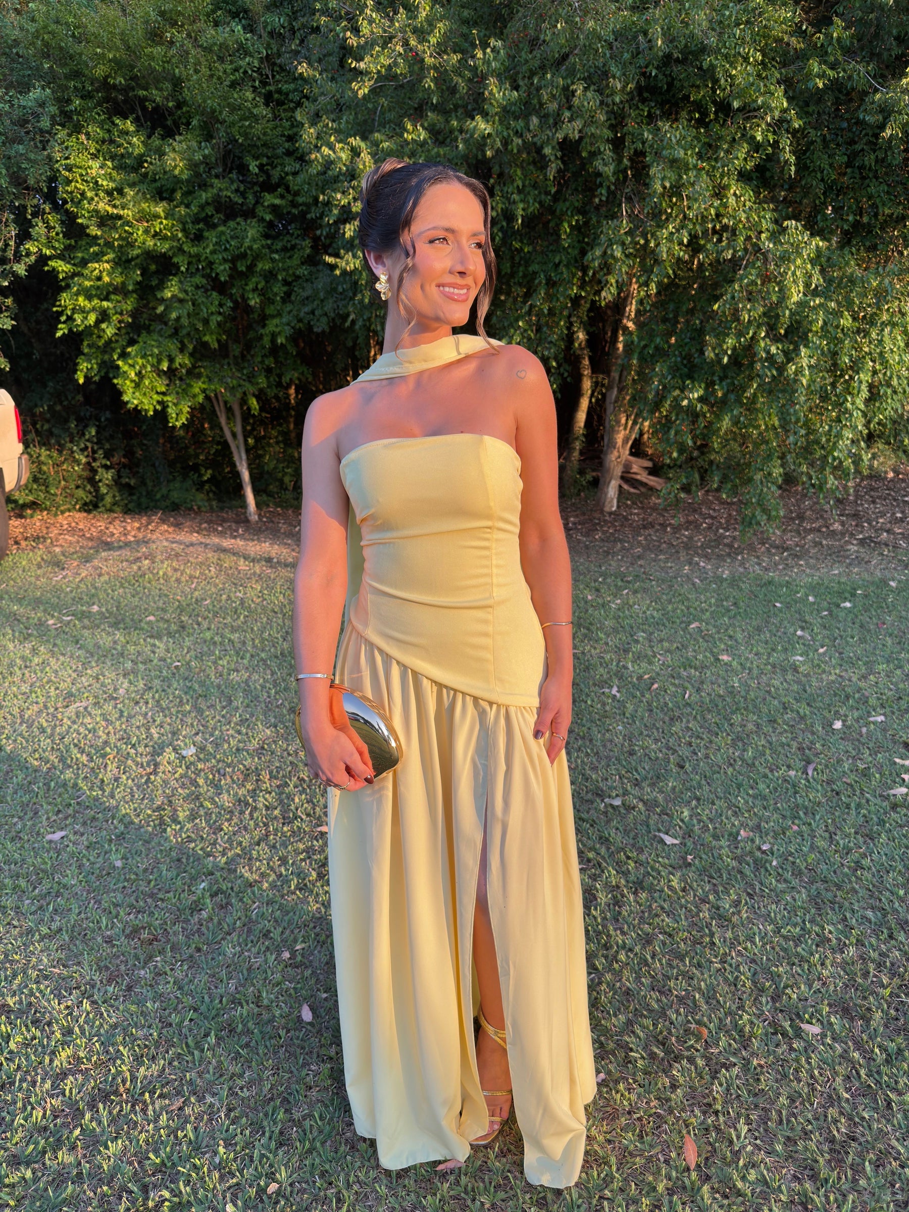 Vestido Longo Choker para Festa Tifany - Ocasiões Especiais