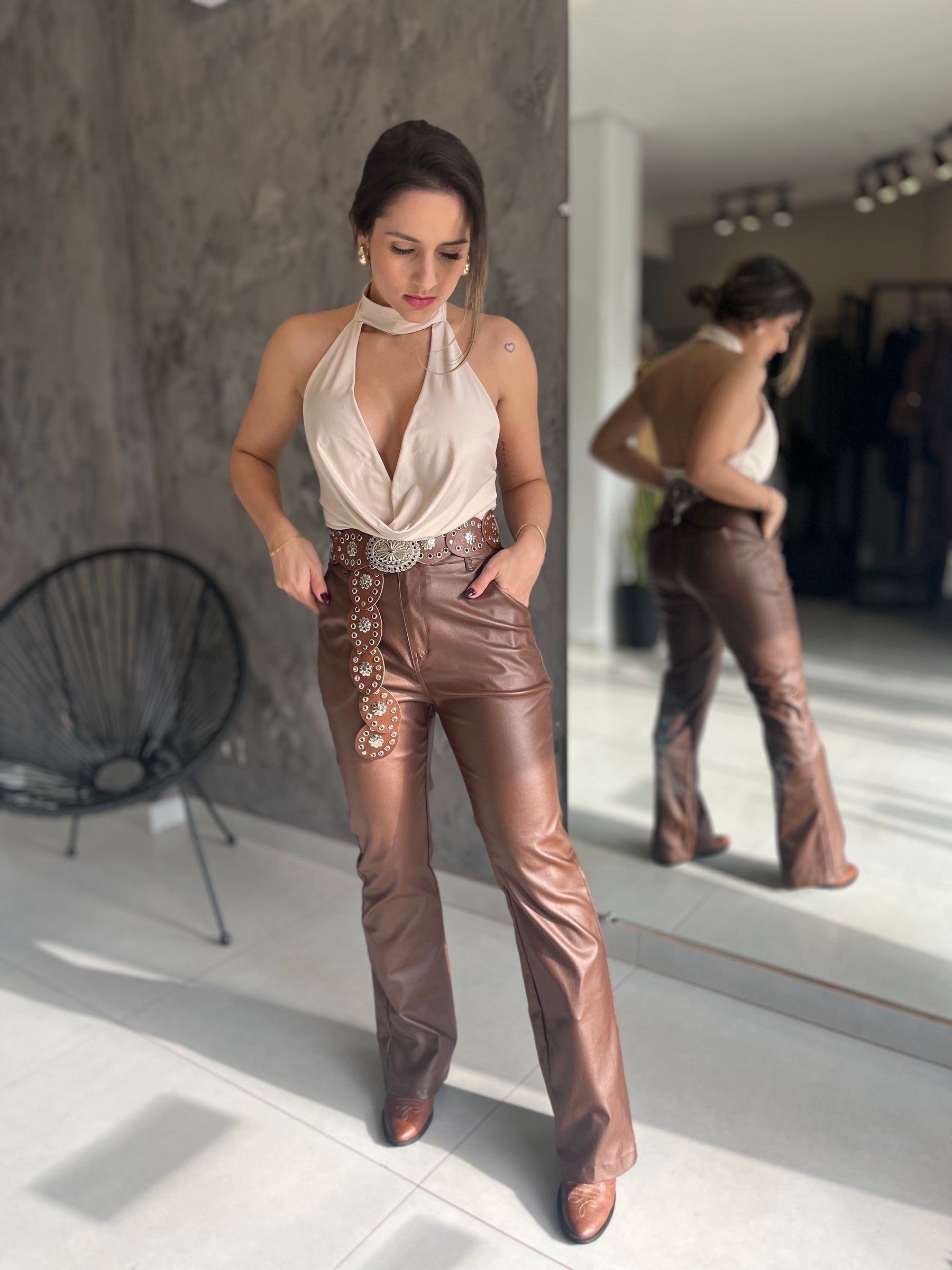 Body Gola Boba Degage com Chocker- Gisele
