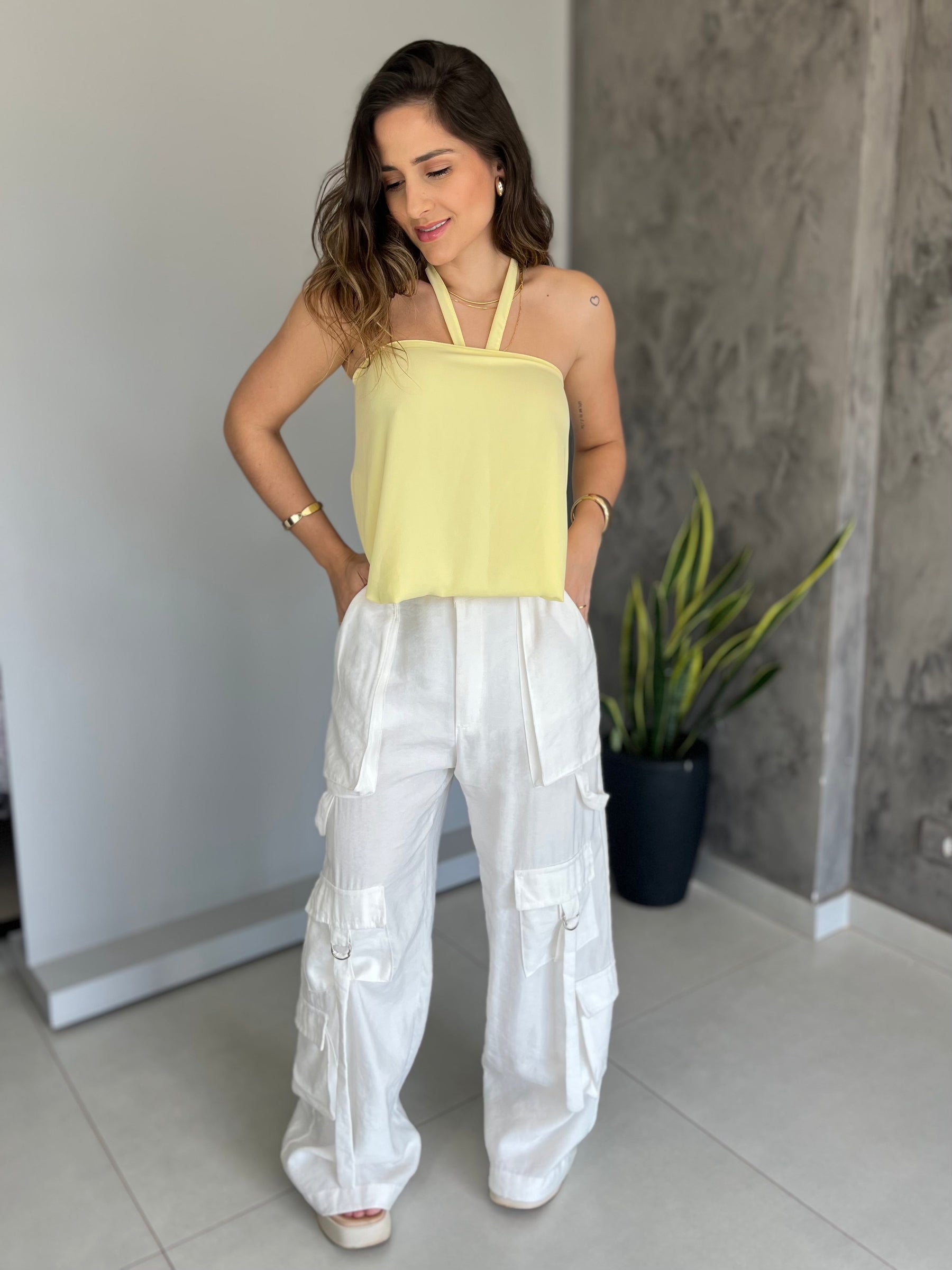 Blusa Voal Gola Boba Multiformas- Vanessa