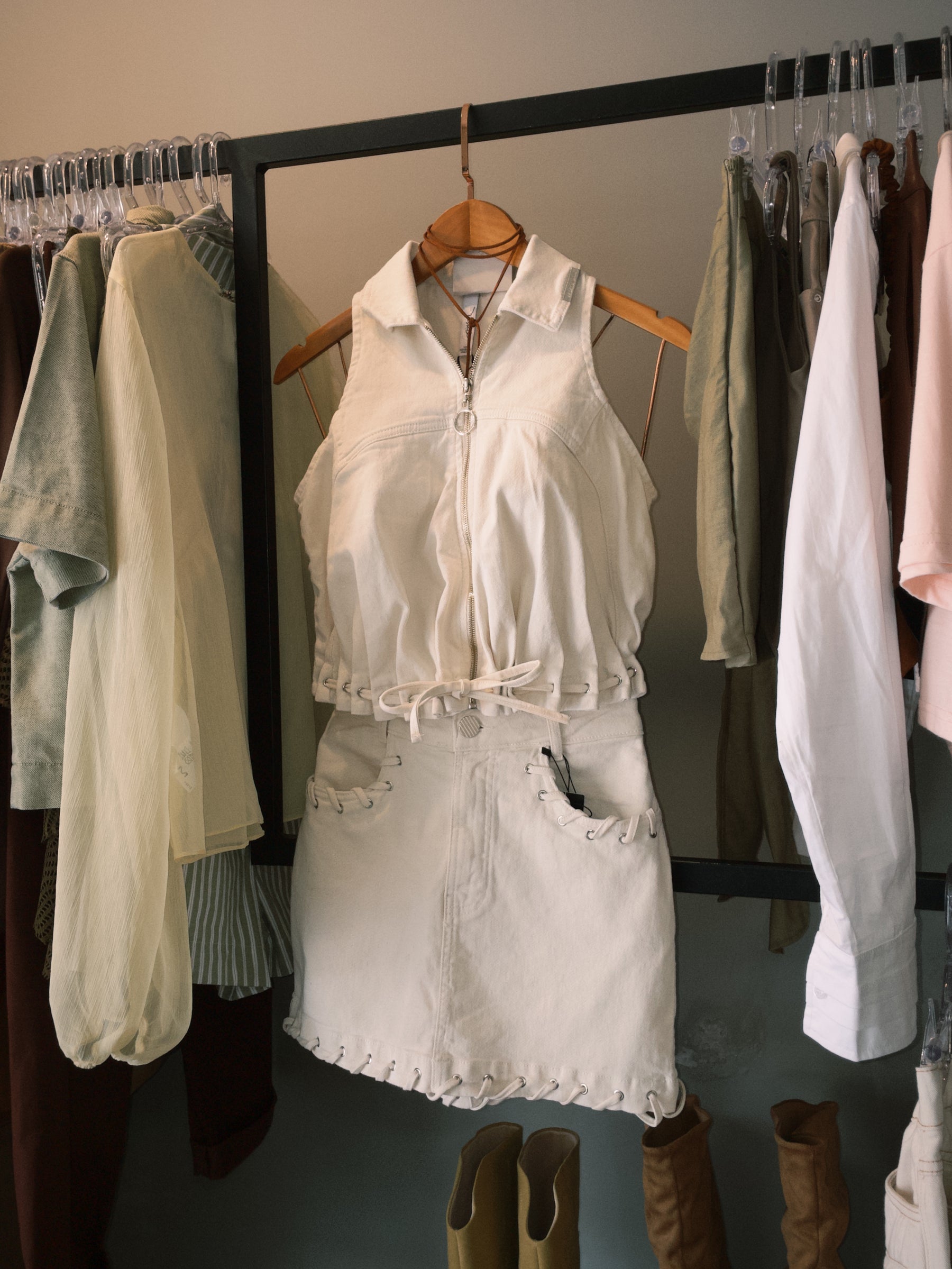 Conjunto Sarja Western Off White