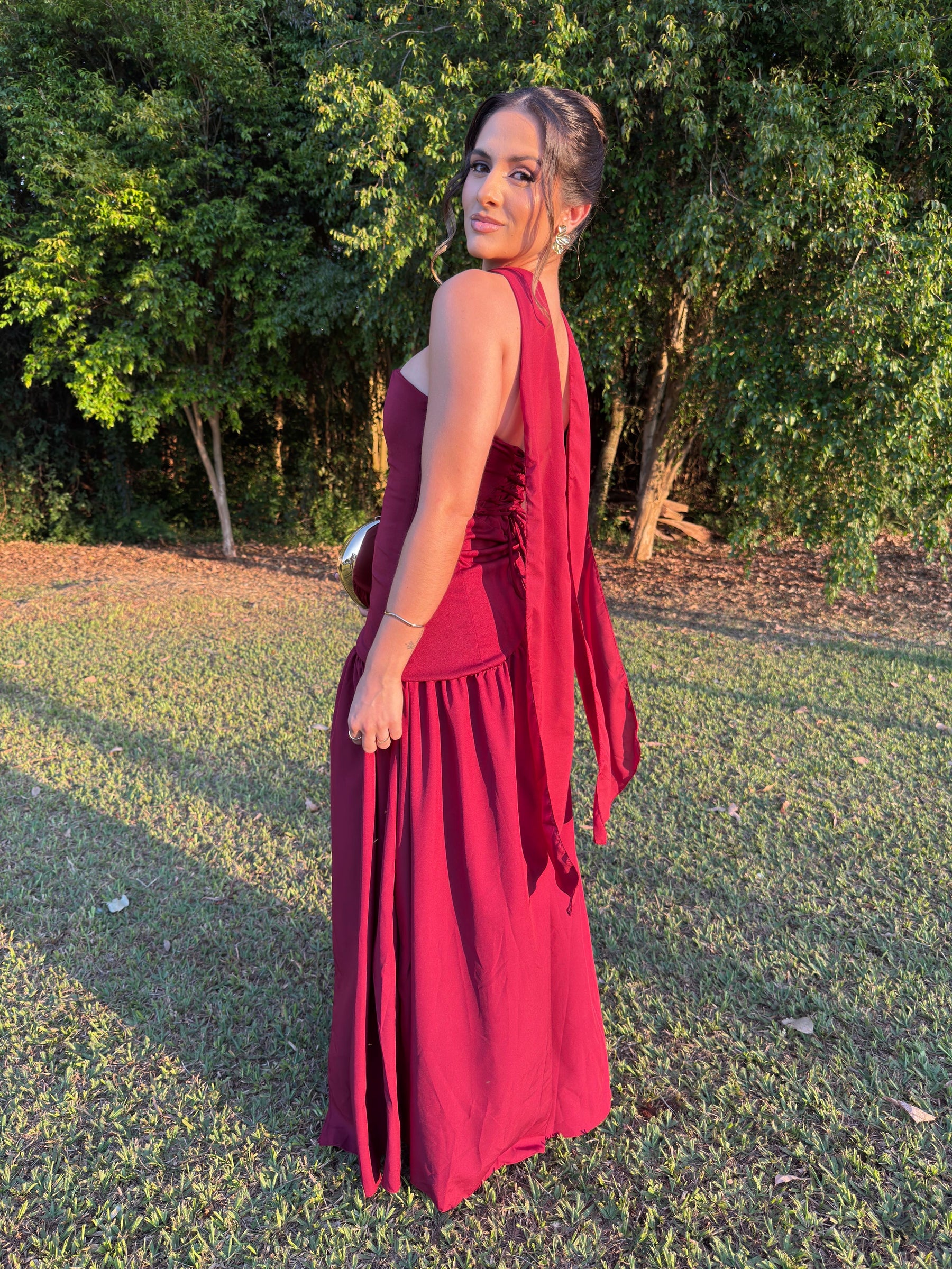 Vestido Longo Choker para Festa Tifany - Ocasiões Especiais