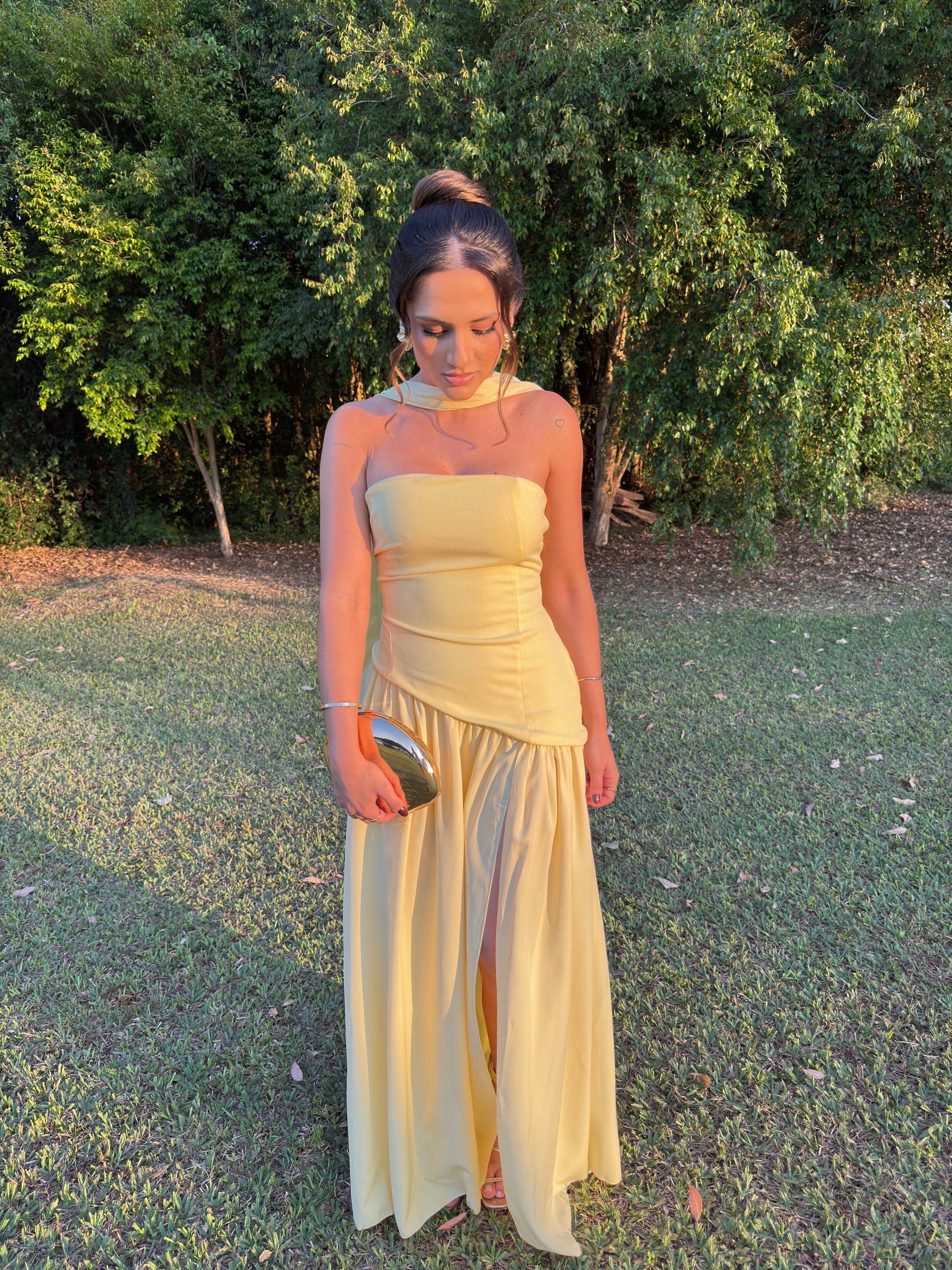 Vestido Longo Choker para Festa Tifany - Ocasiões Especiais