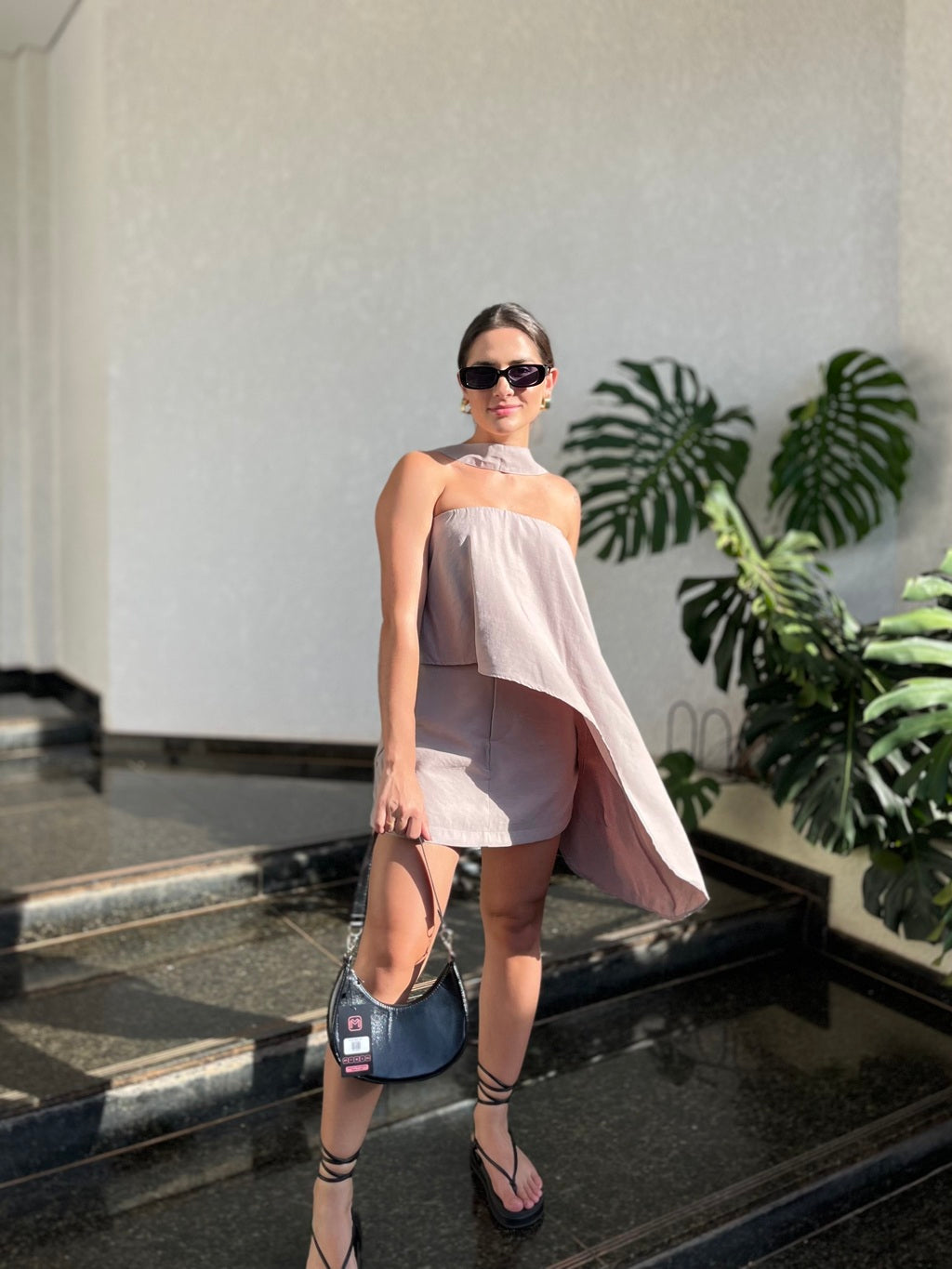 Conjunto Feminino Alfaiataria Assimétrico- Mariella
