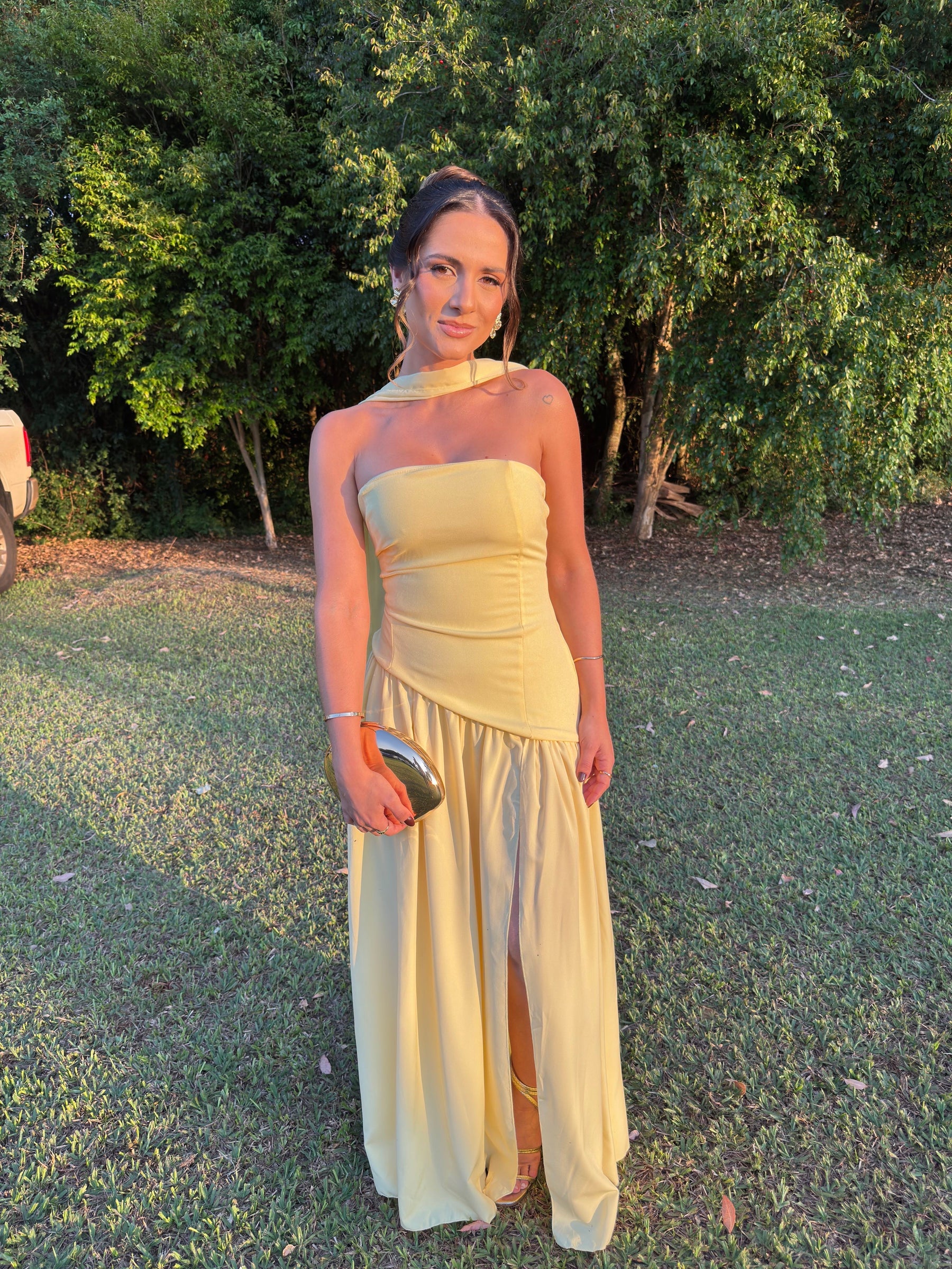 Vestido Longo Choker para Festa Tifany - Ocasiões Especiais