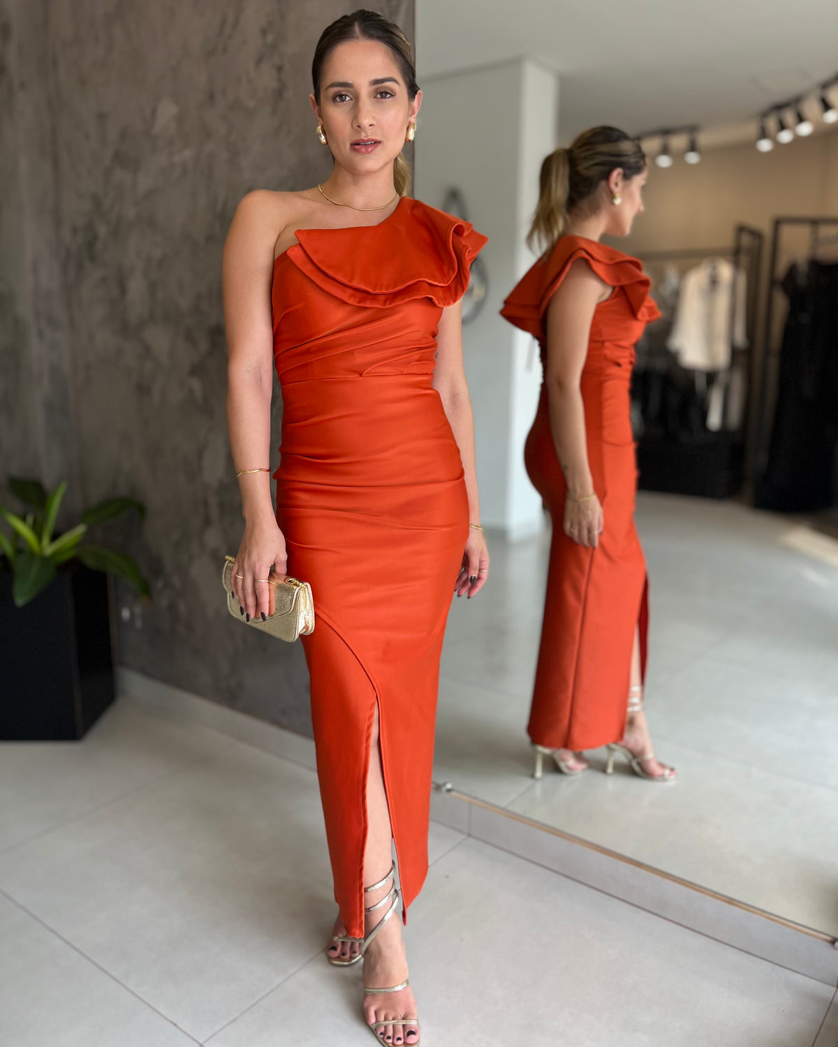 Vestido Feminino de Festa Social - Thaisa