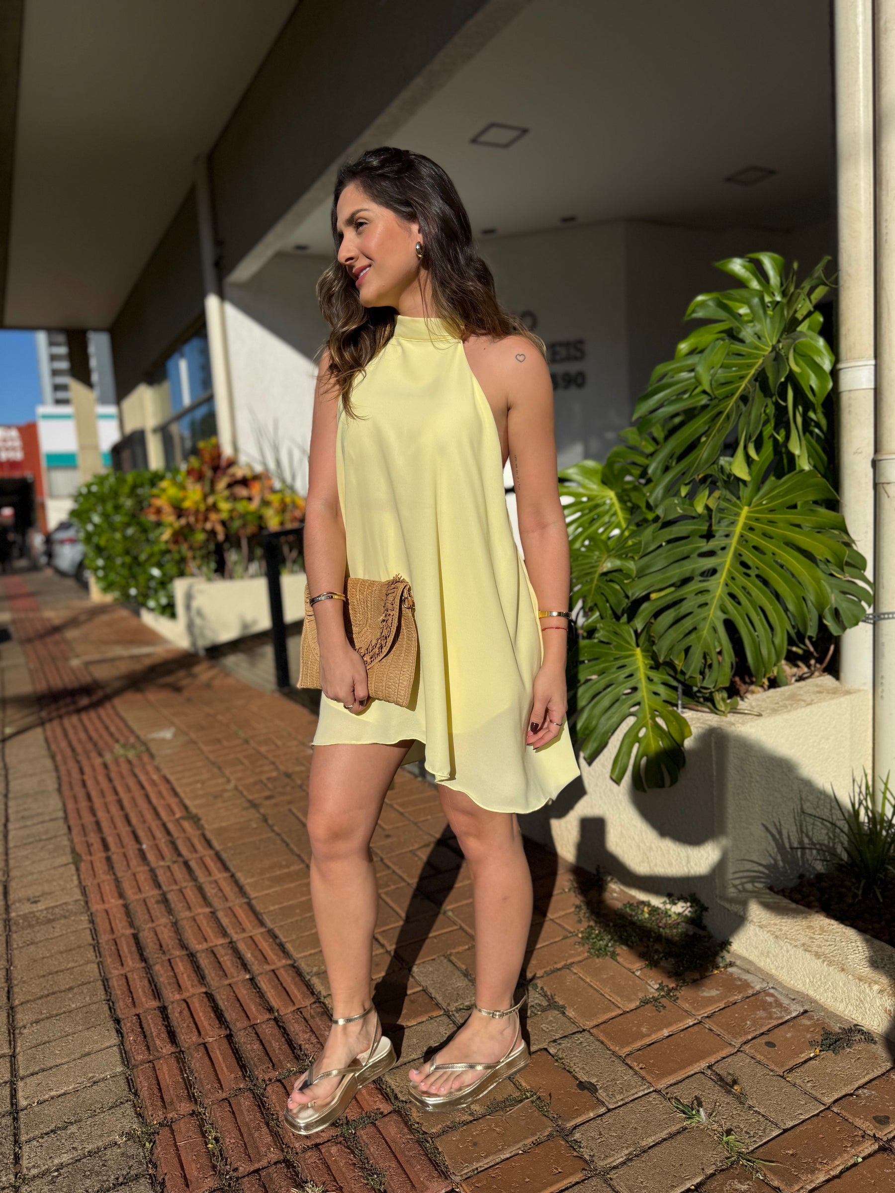 Vestido Curto Solto Verão- Areli