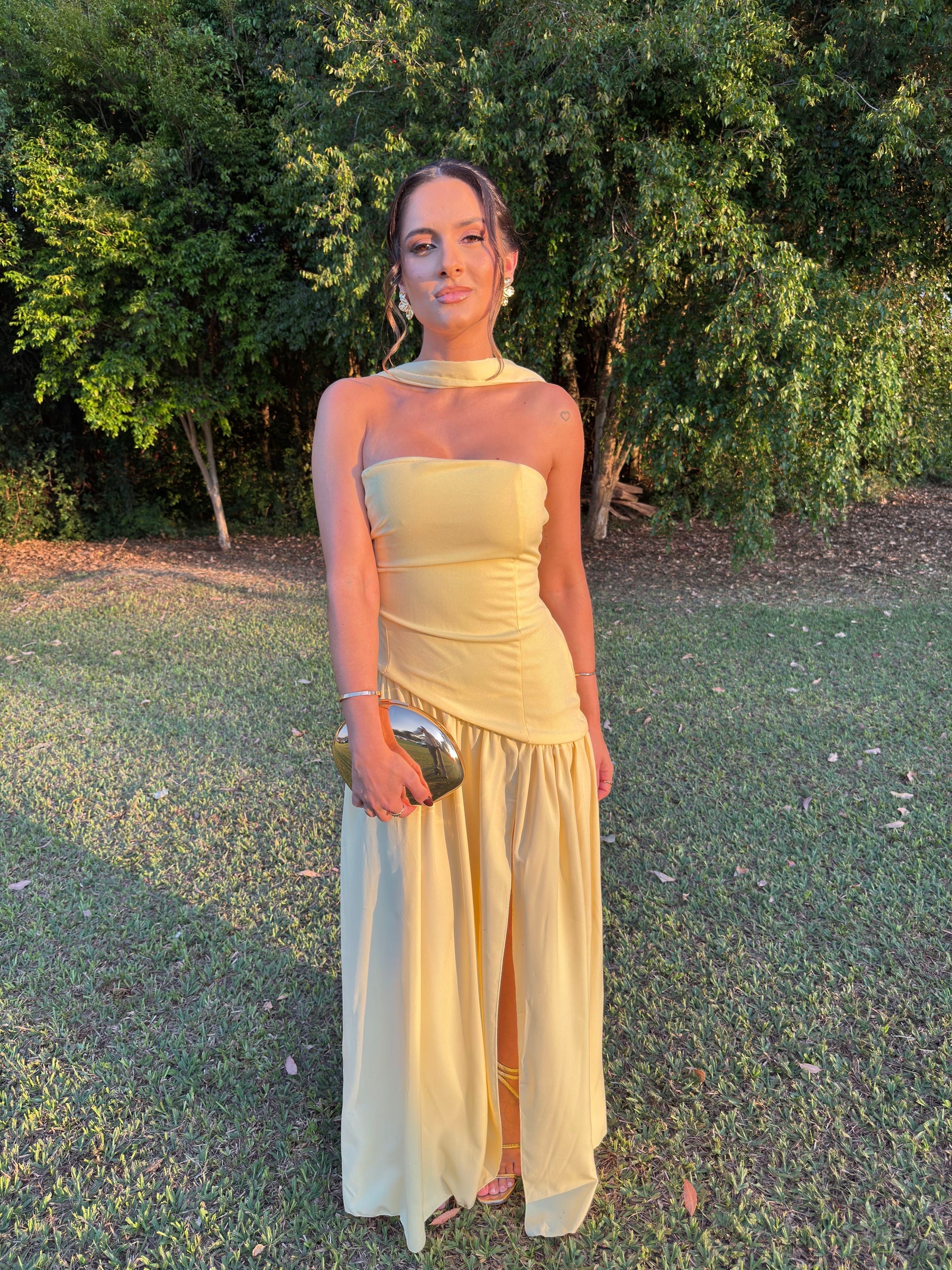 Vestido Longo Choker para Festa Tifany - Ocasiões Especiais