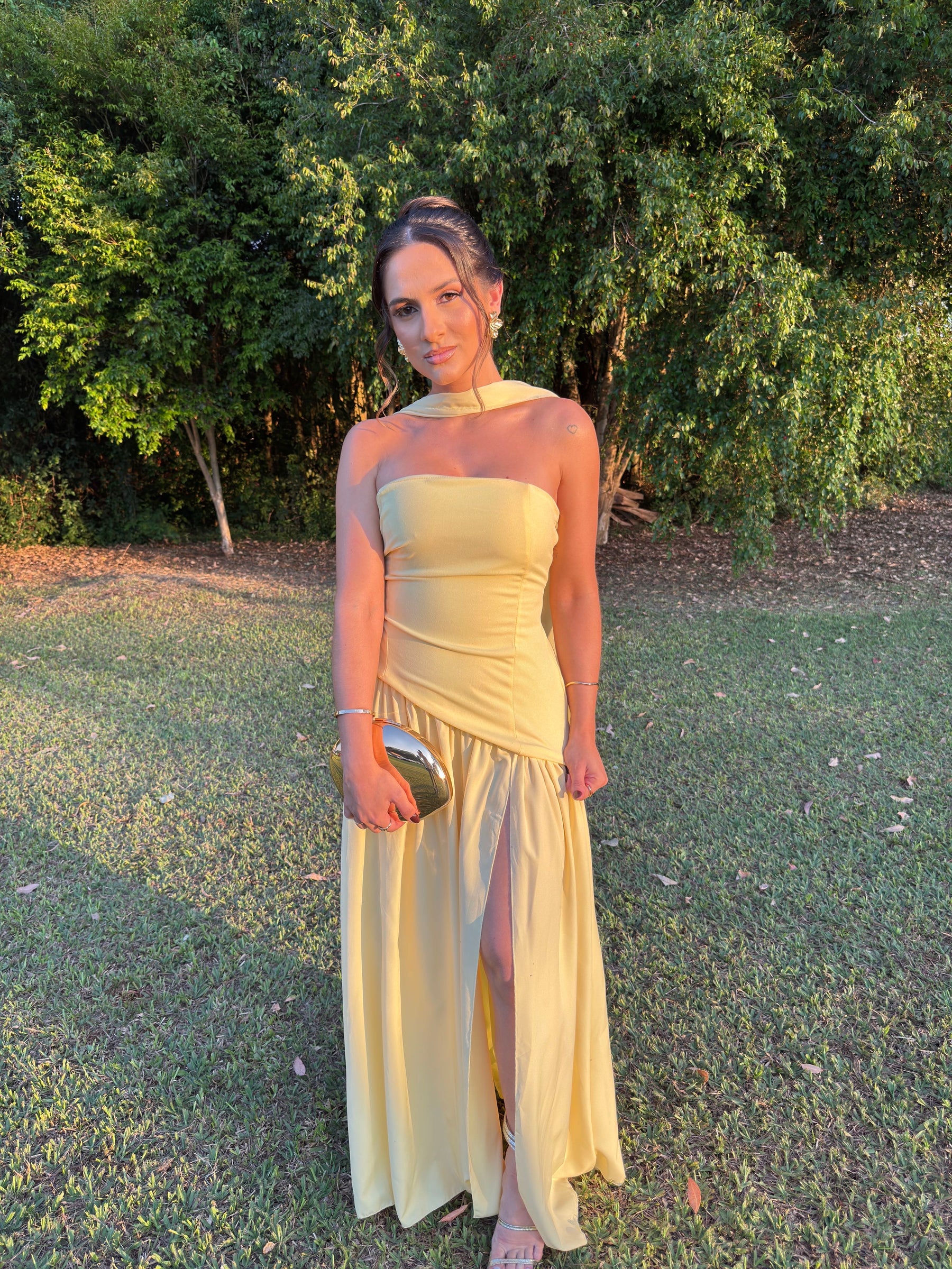 Vestido Longo Choker para Festa Tifany - Ocasiões Especiais