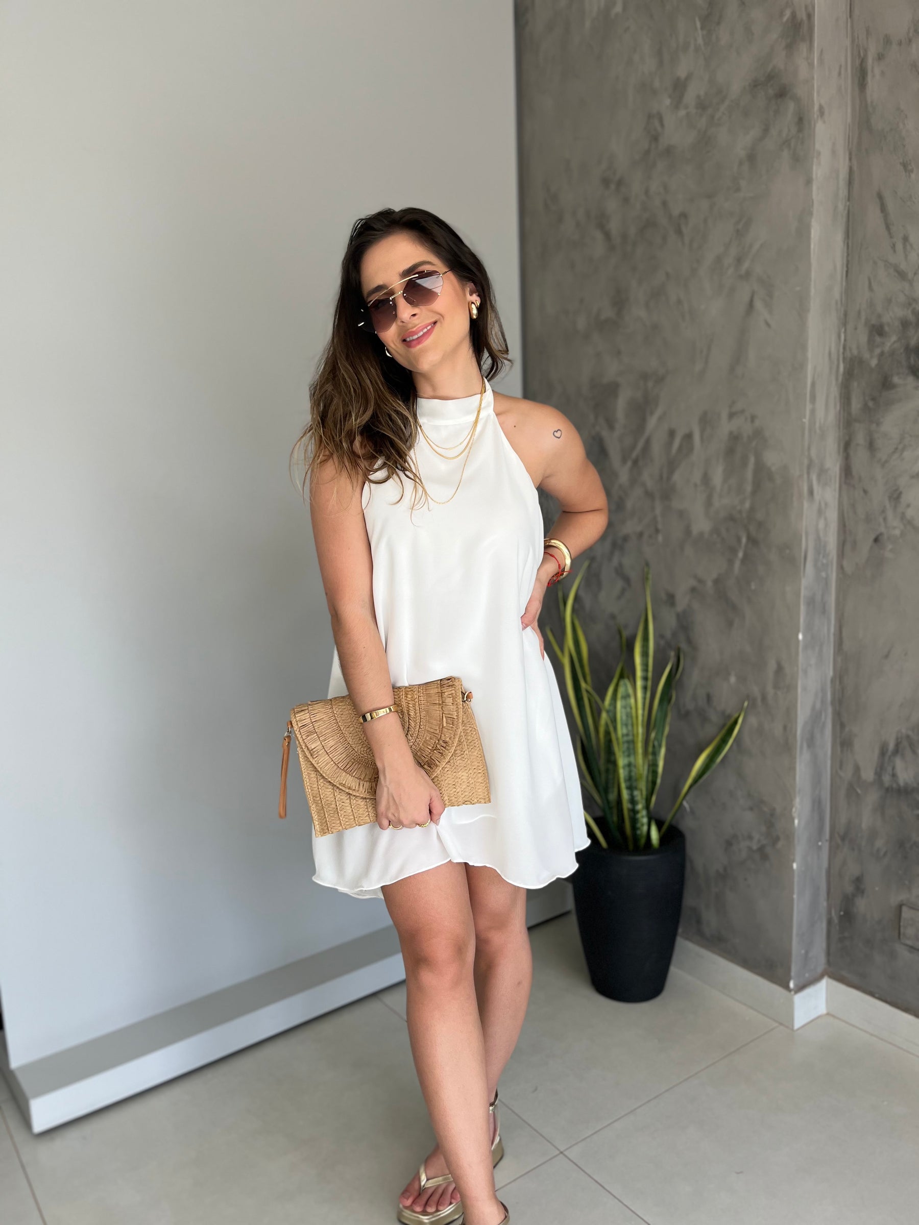 Vestido Curto Solto Verão- Areli