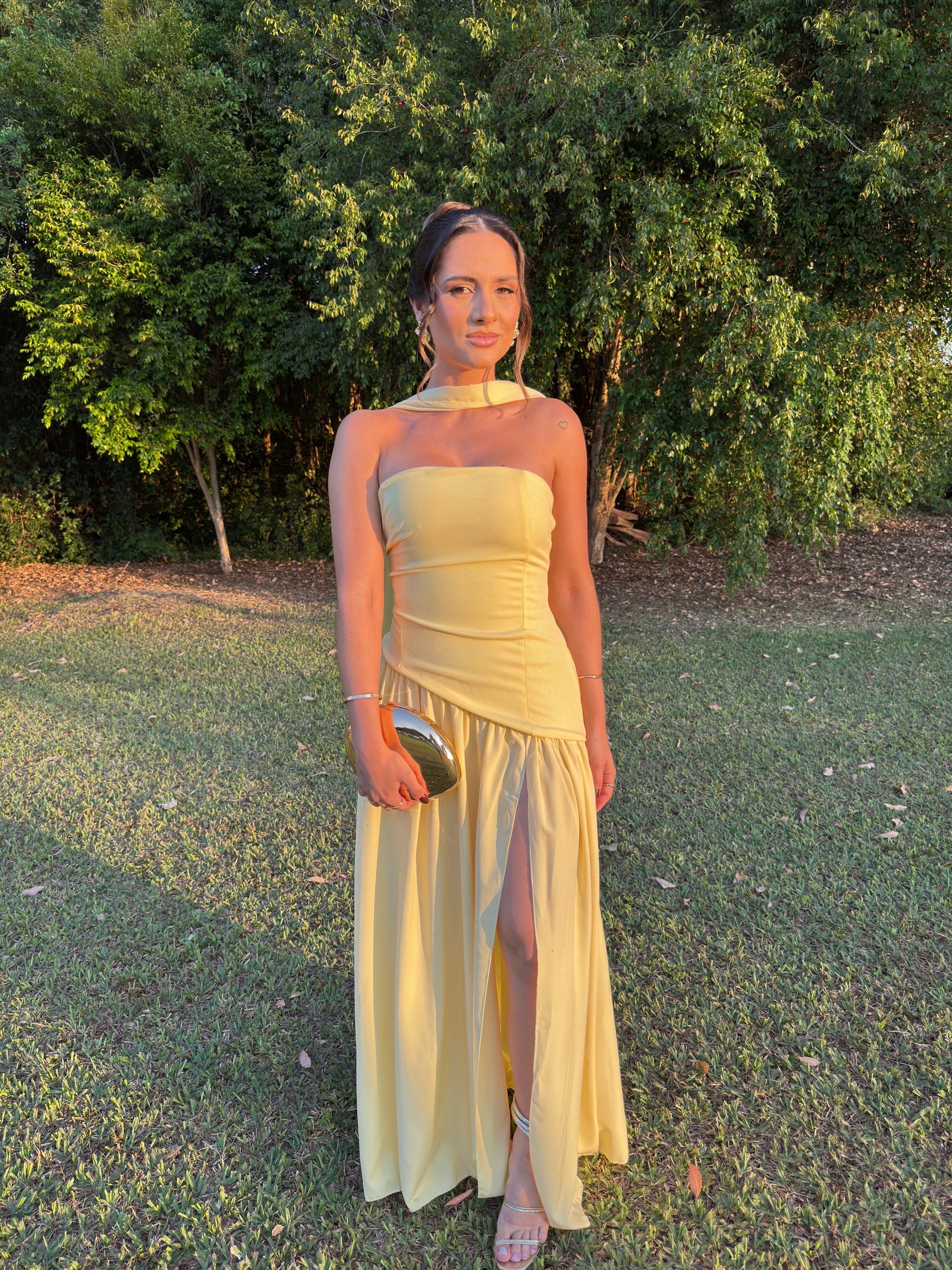 Vestido Longo Choker para Festa Tifany - Ocasiões Especiais
