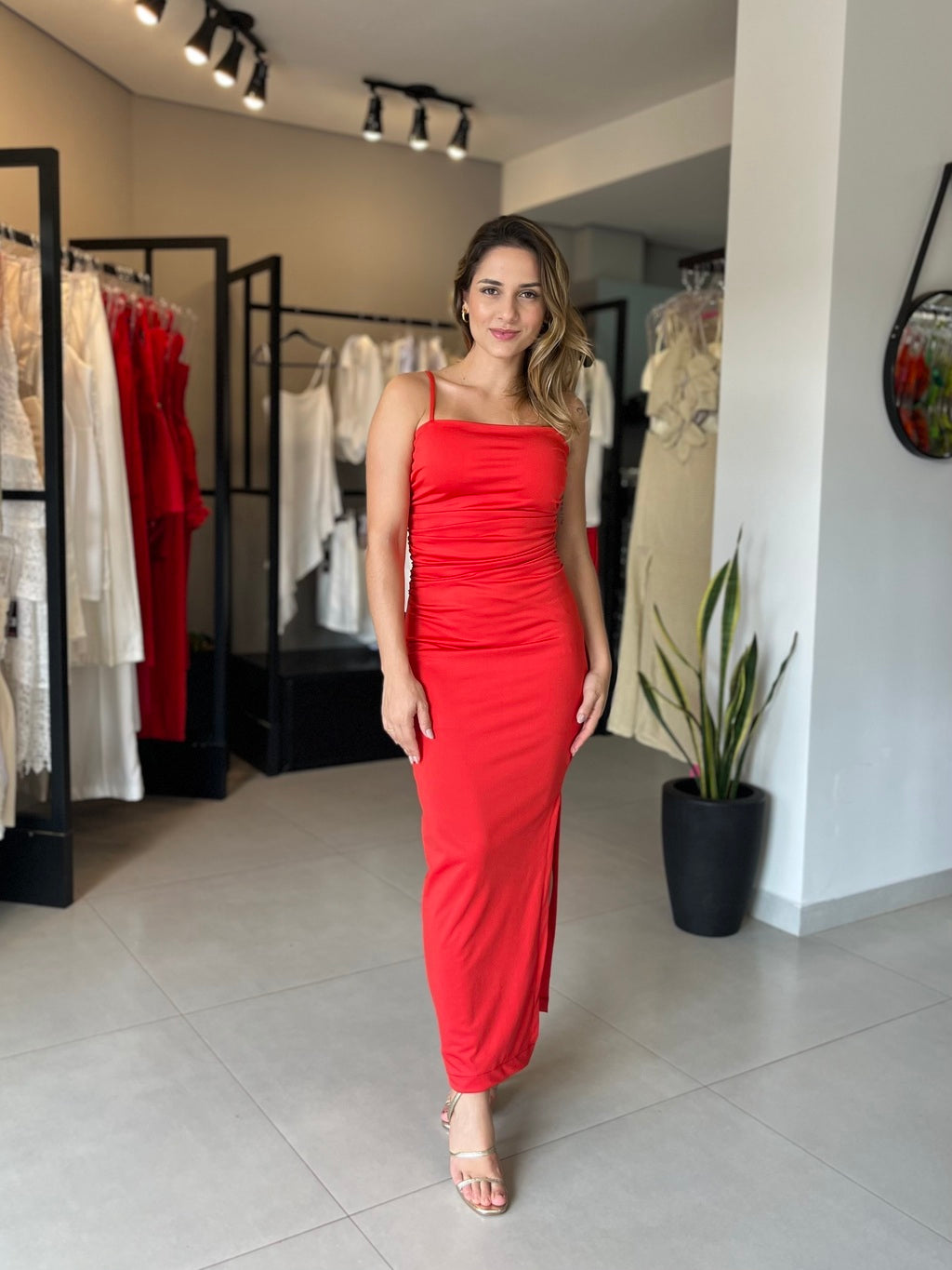 Vestido Feminino Midi de Festa - Jady