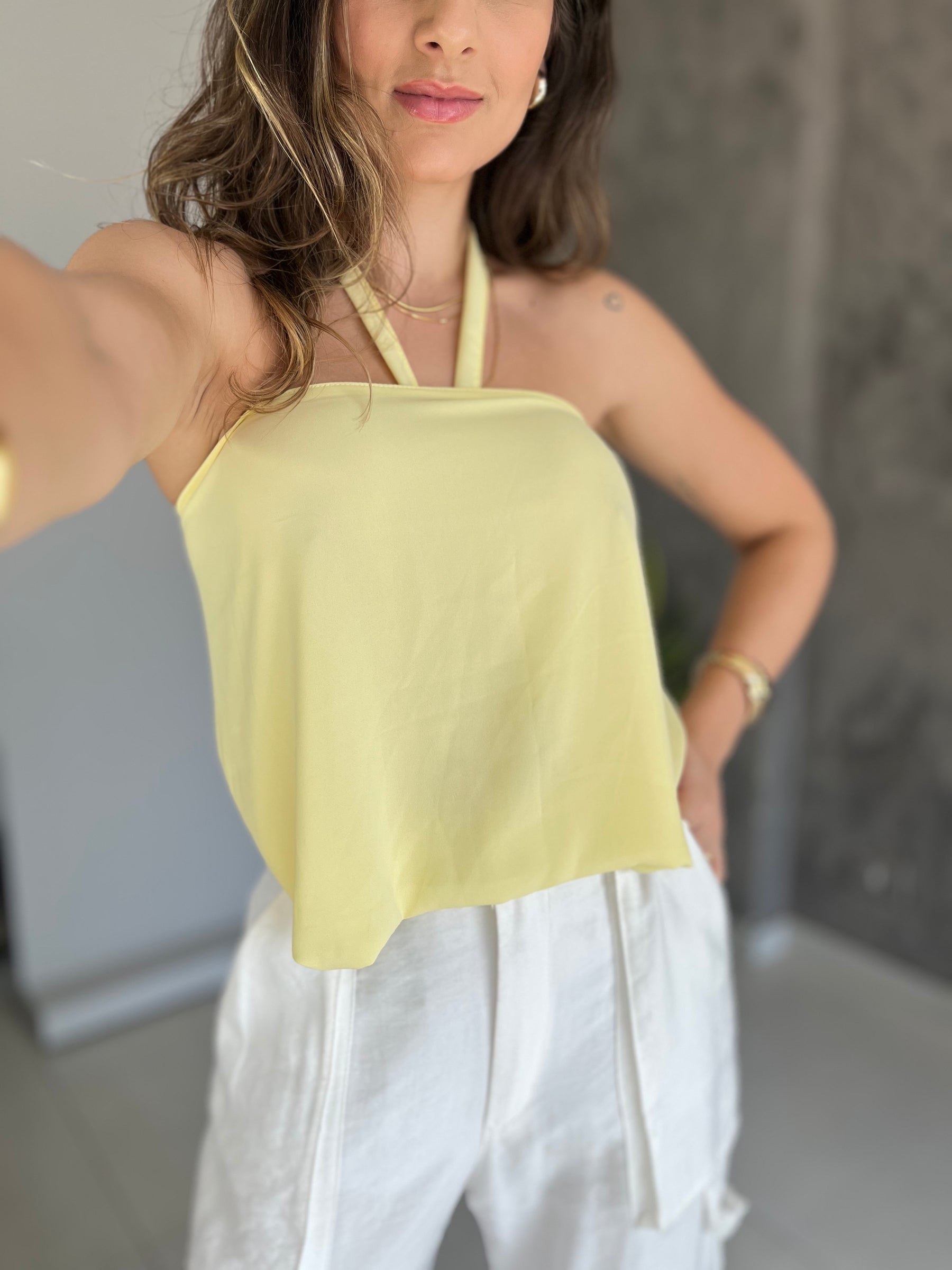 Blusa Voal Gola Boba Multiformas- Vanessa