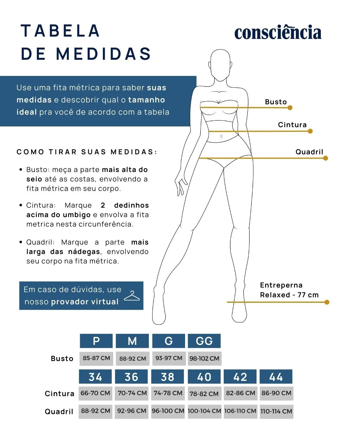 Calça Jeans Cargo - Consciência