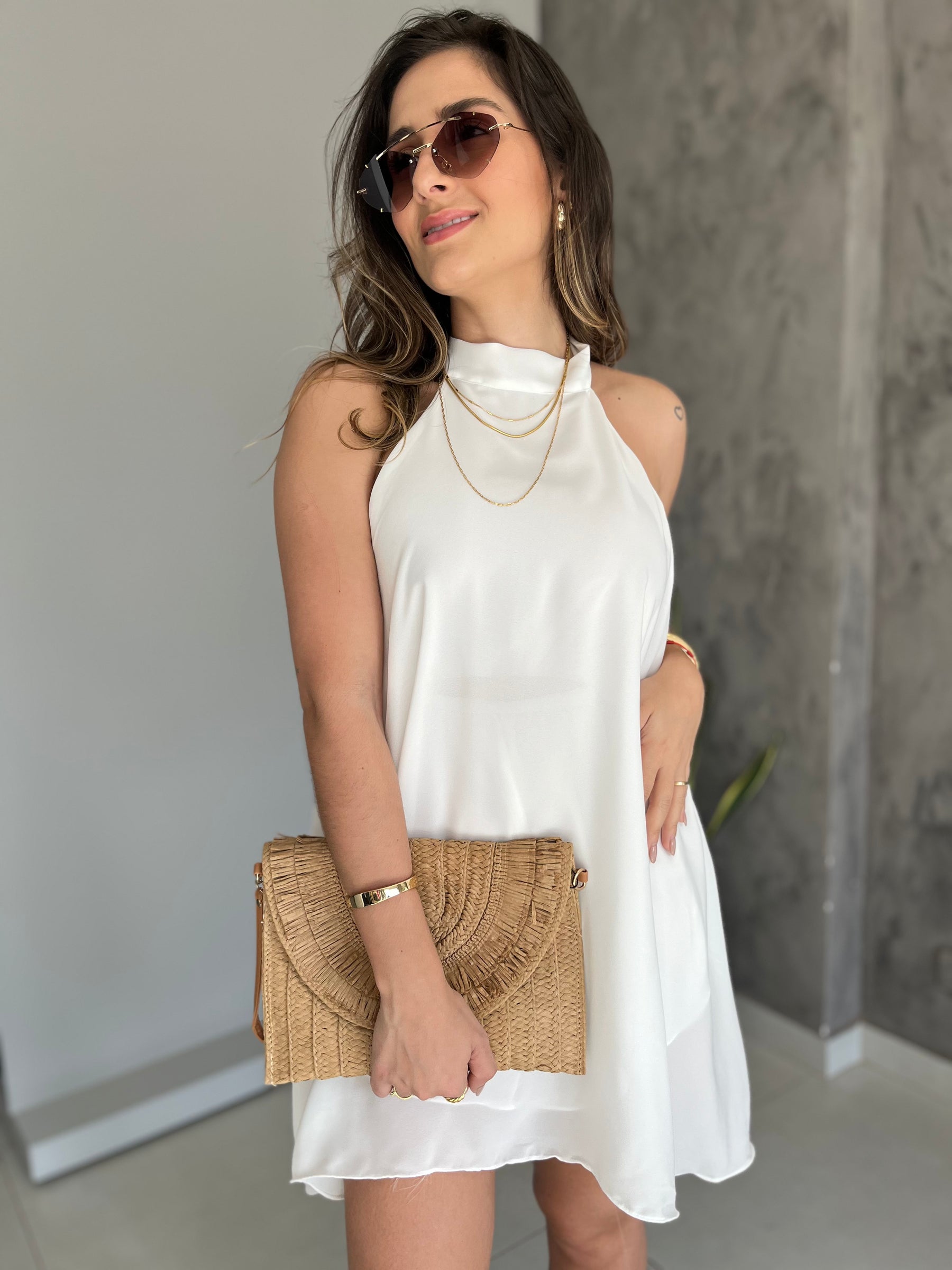 Vestido Curto Solto Verão- Areli