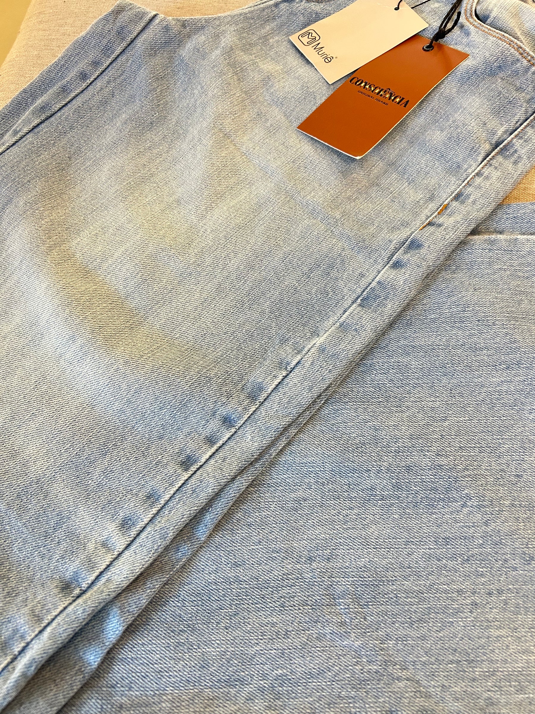 Wide Leg Relaxed Sky Claro