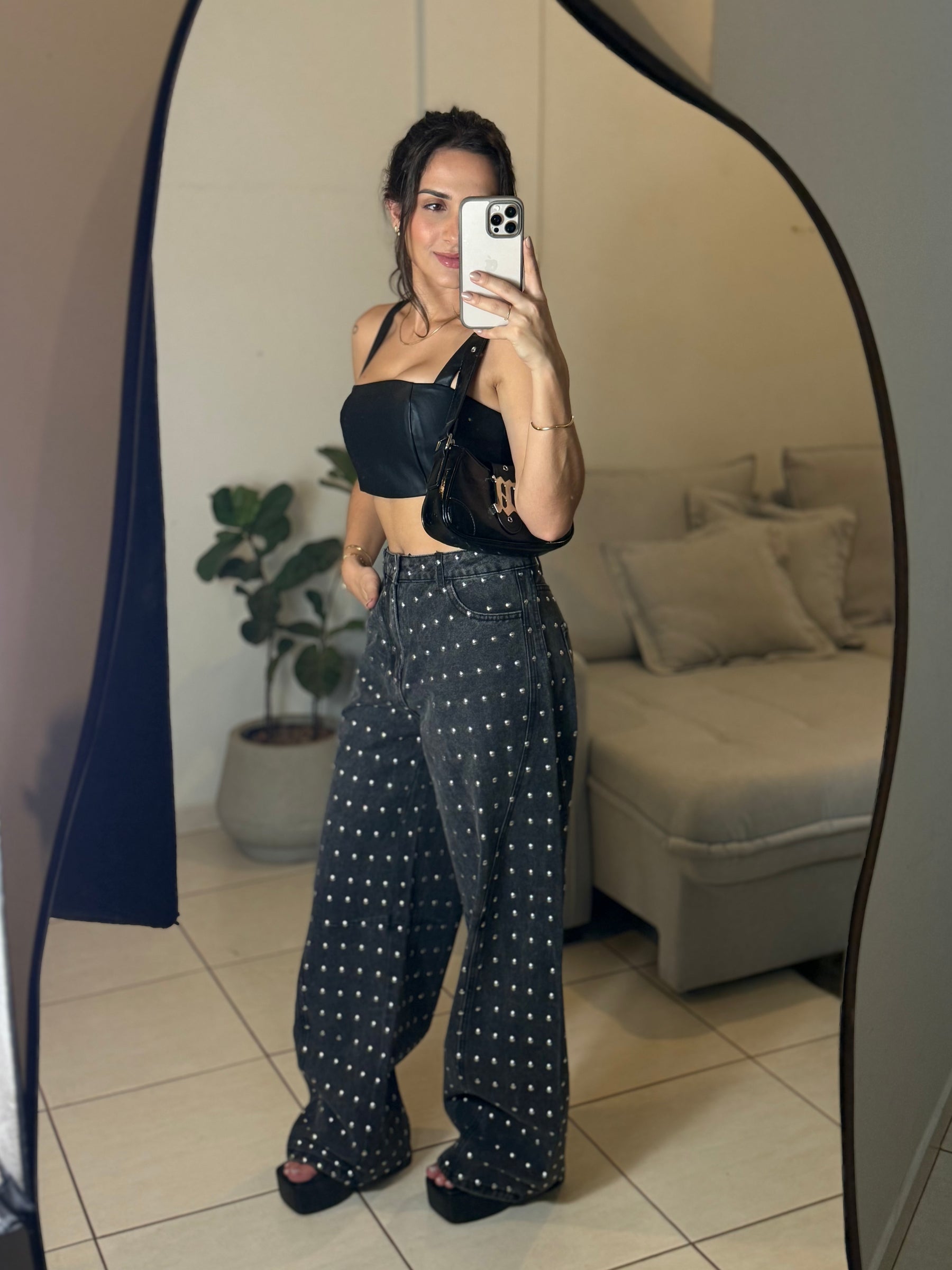 Calça Jeans Taxas Grafitte