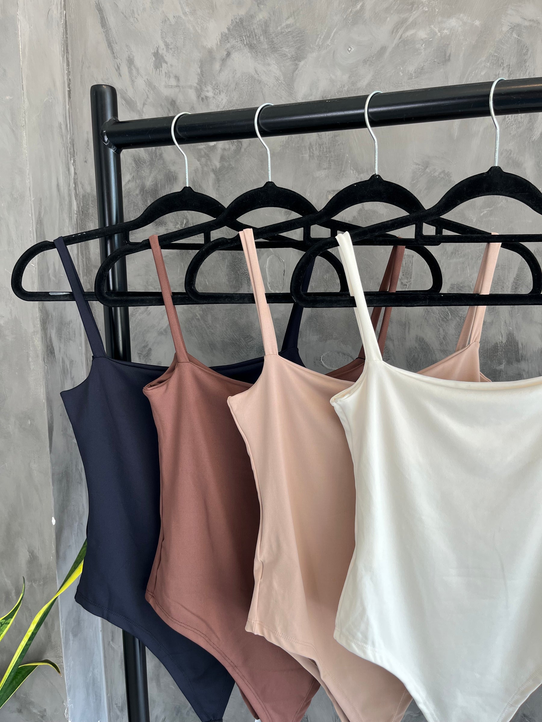 Body de Alça Reto Poliamida