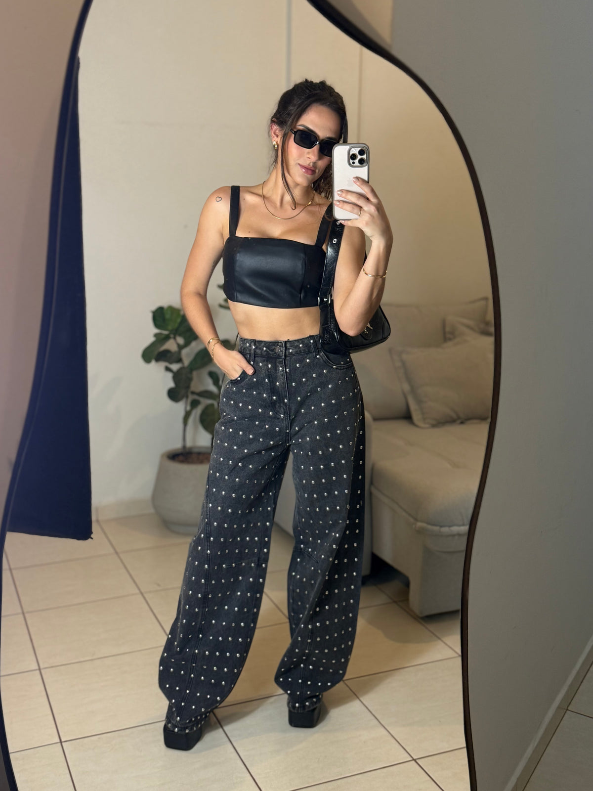 Calça Jeans Taxas Grafitte