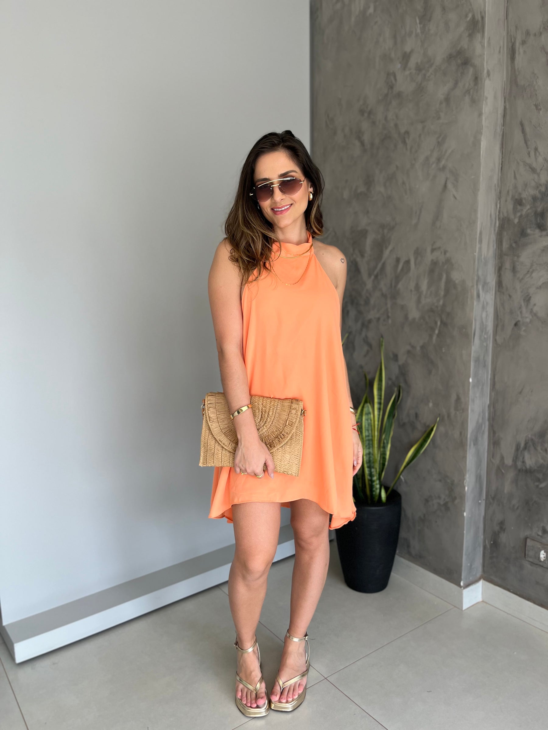 Vestido Curto Solto Verão- Areli