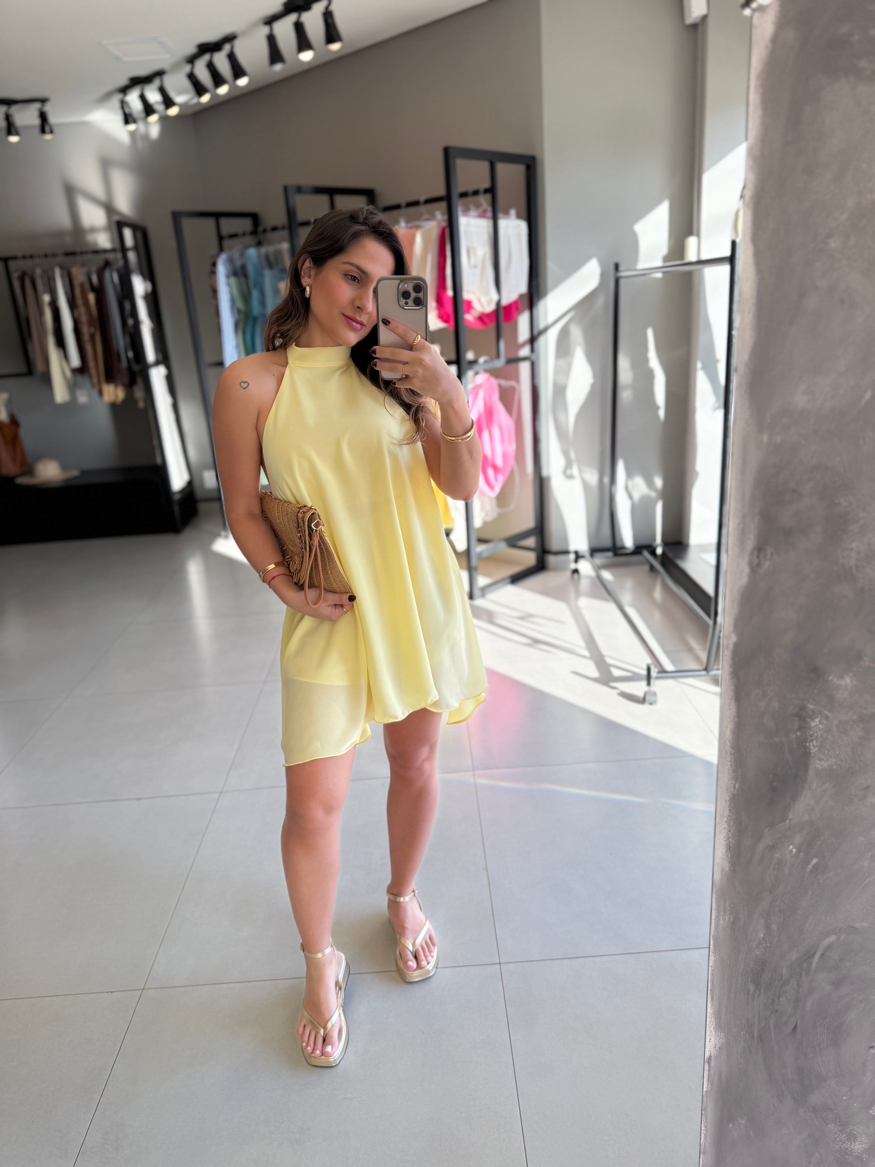 Vestido Curto Solto Verão- Areli