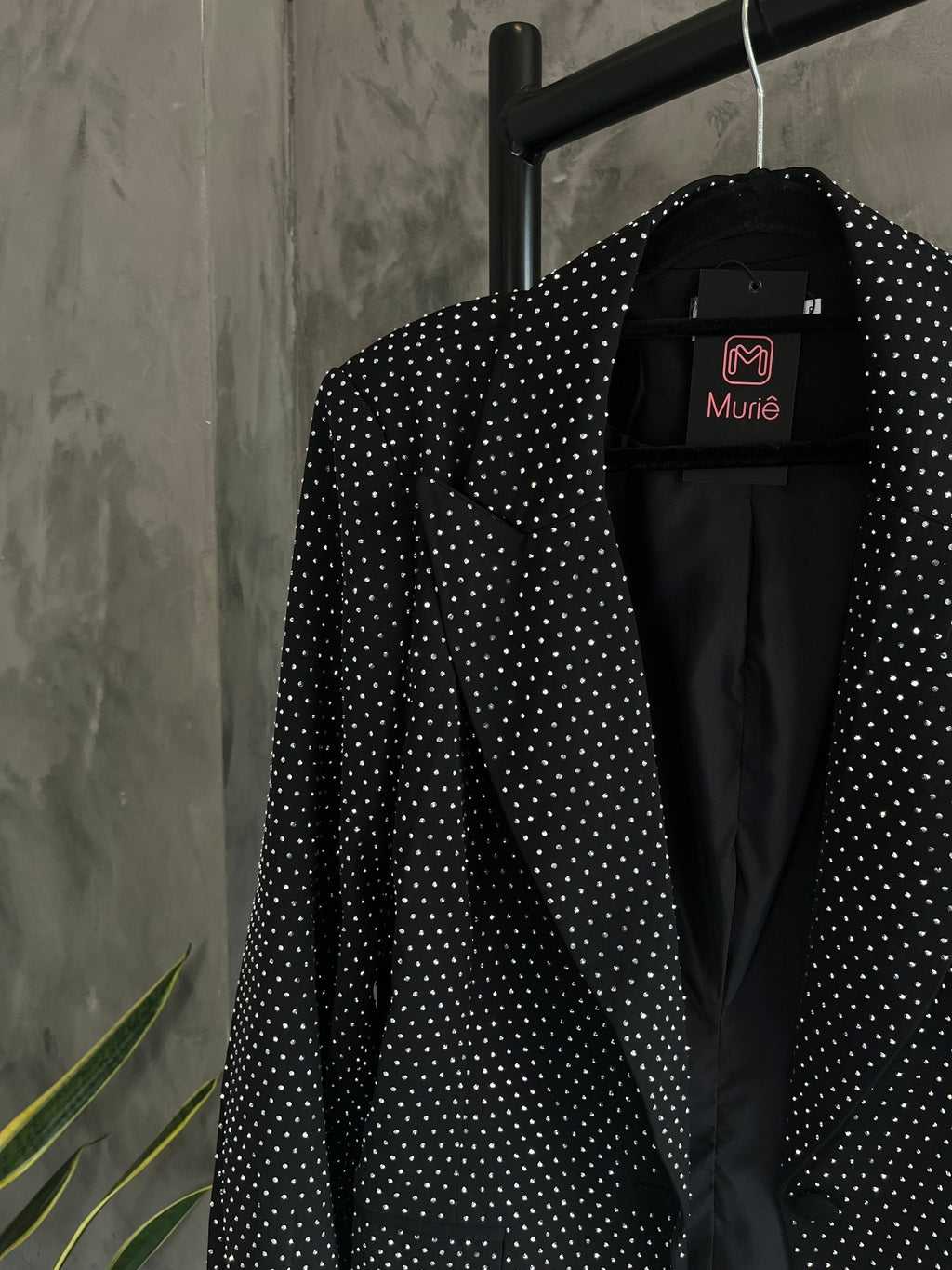 Blazer Feminino Oversized com Brilho – Diamond