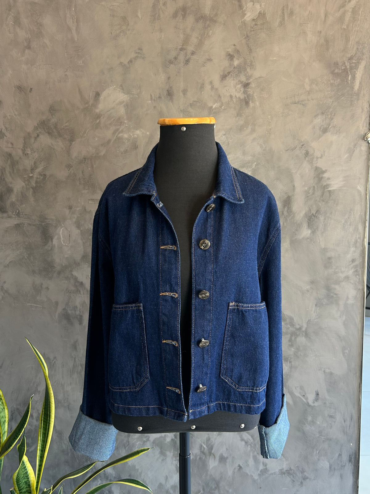 Jaqueta Jeans Blue Scalk