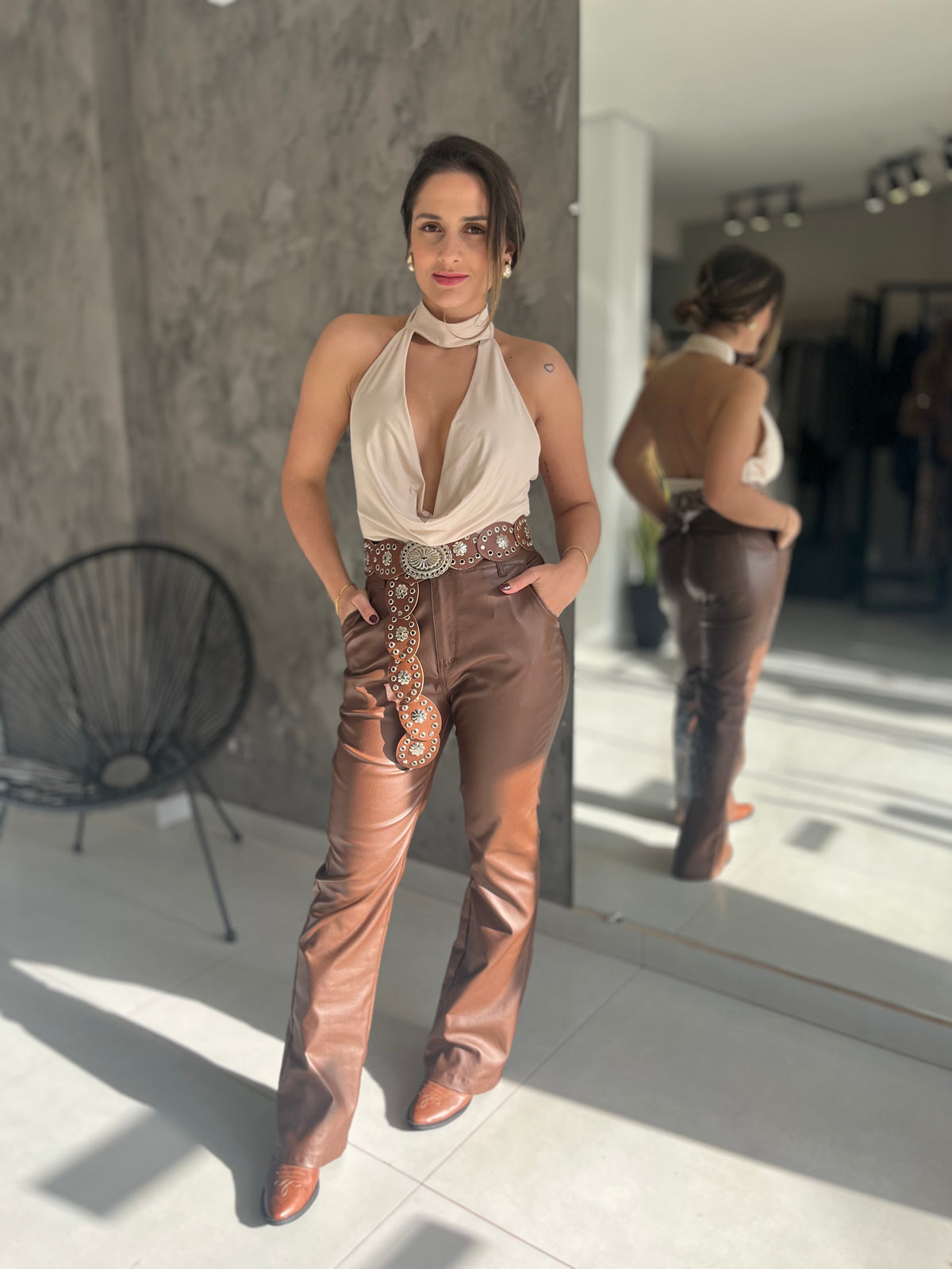 Body Gola Boba Degage com Chocker- Gisele