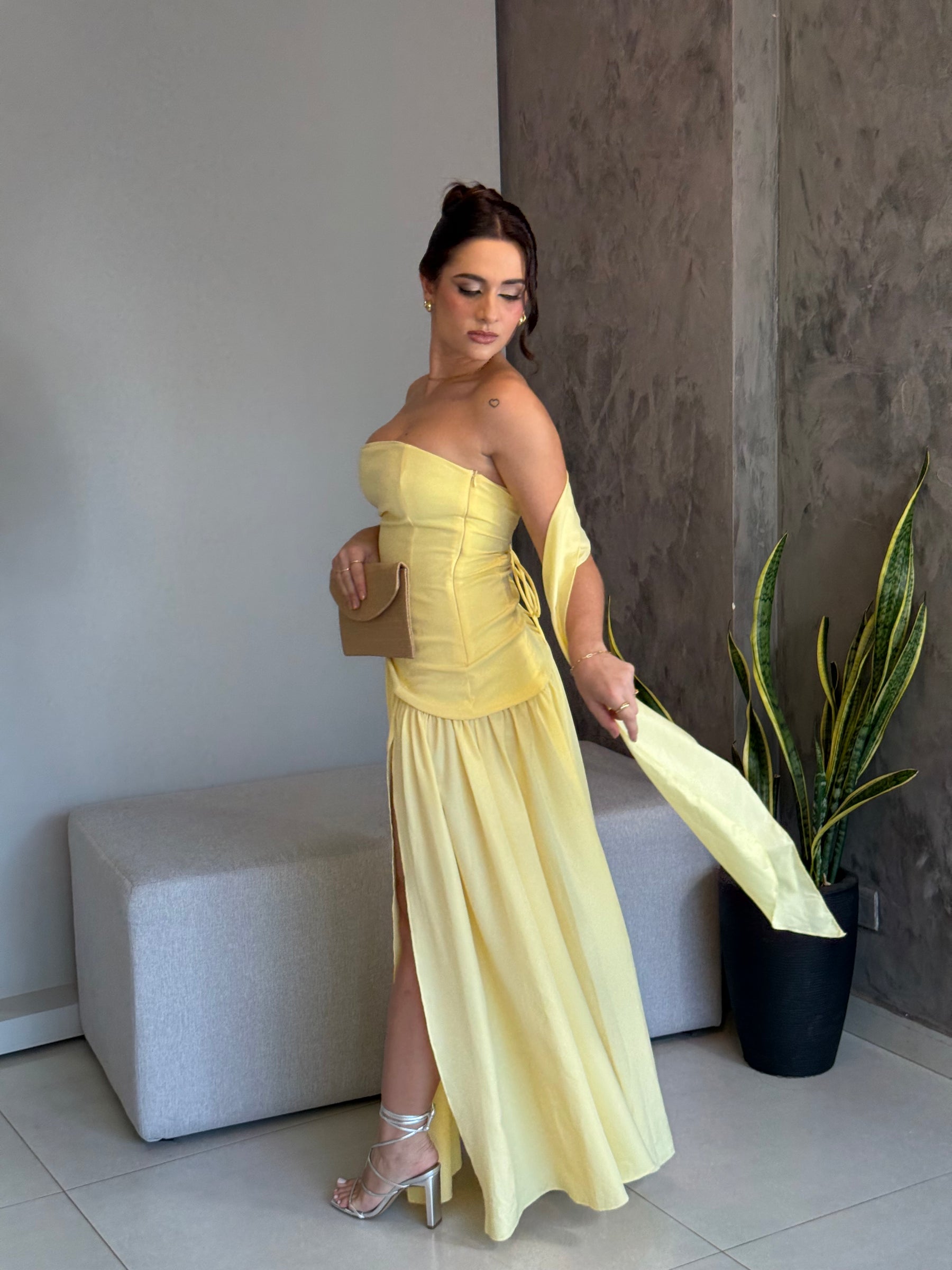 Vestido Longo Choker para Festa Tifany - Ocasiões Especiais