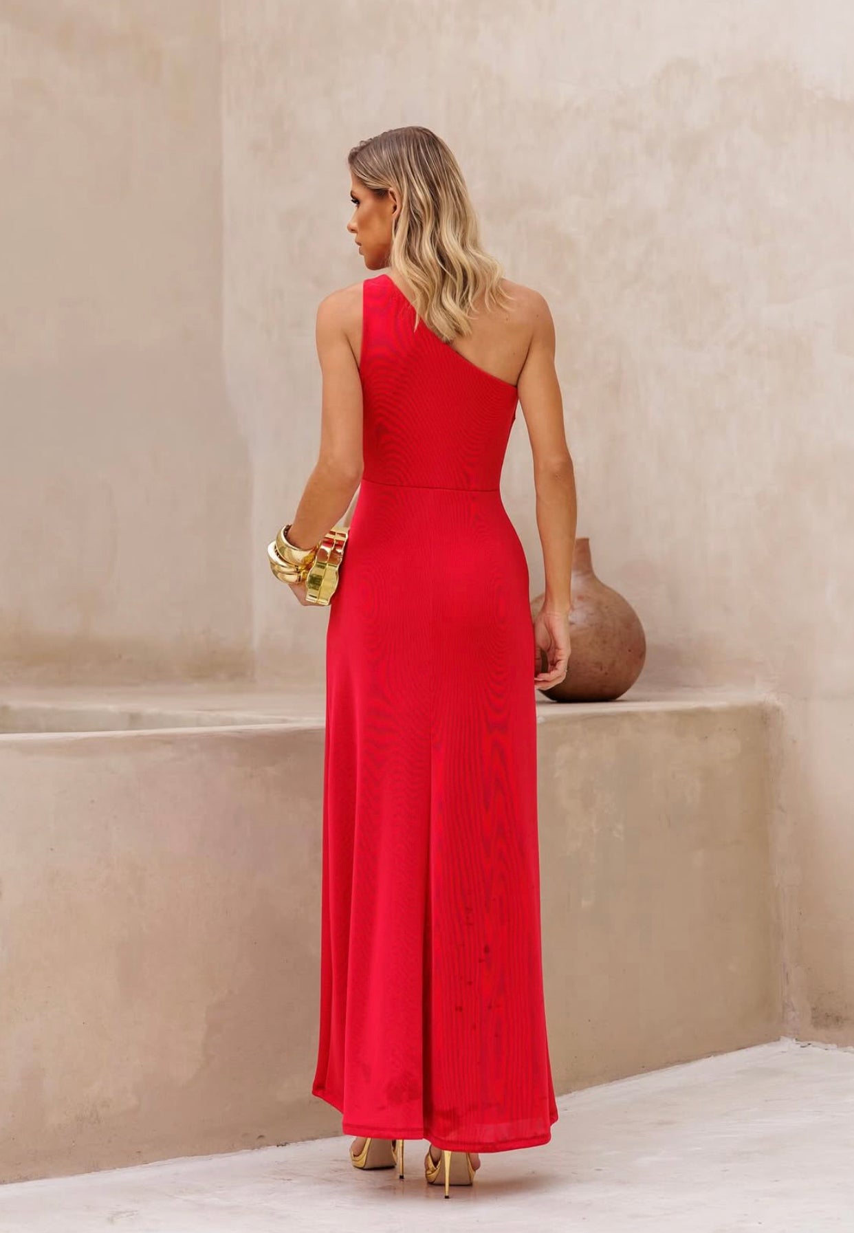 Vestido Longo Social para Festa Vermelho