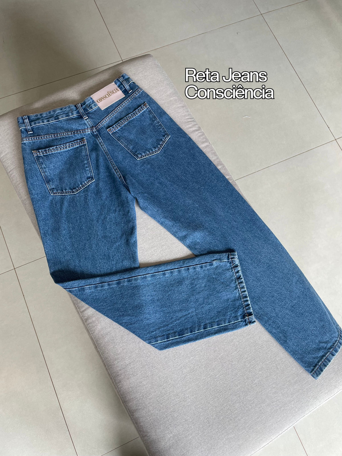 Calça Jeans Reta Straight - Consciência
