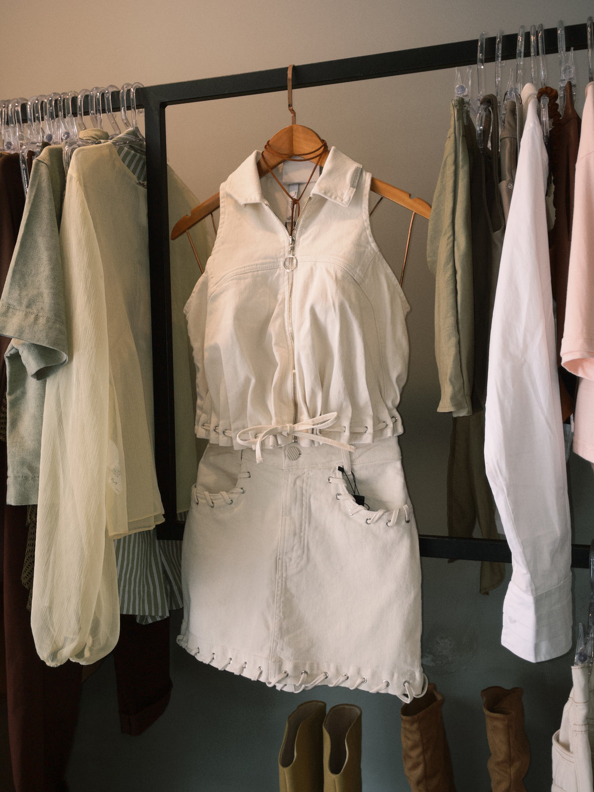 Conjunto Sarja Western Off White