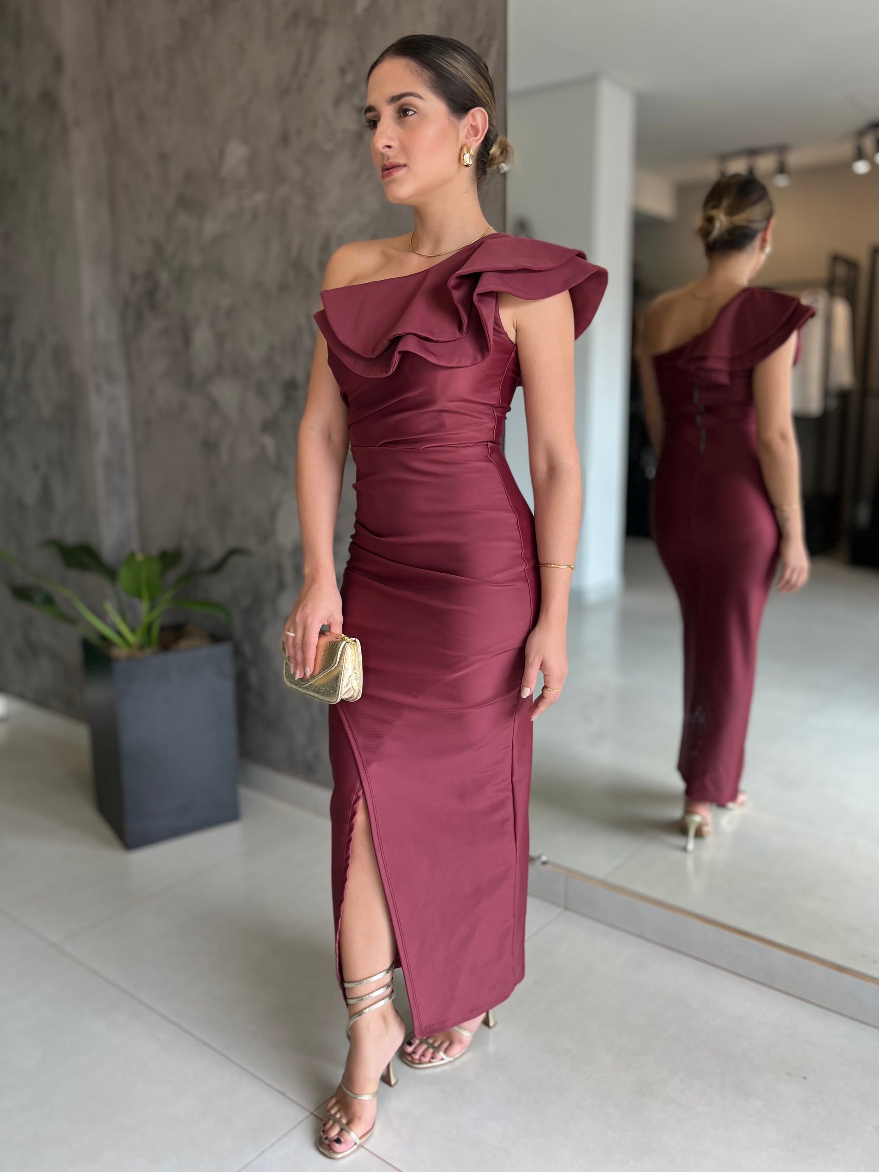 Vestido Feminino de Festa Social - Thaisa