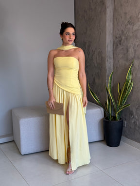 Vestido Longo Choker para Festa Tifany - Ocasiões Especiais