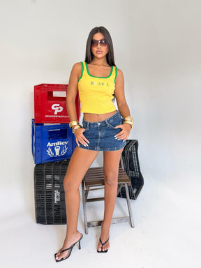 Regata cropped Brasil
