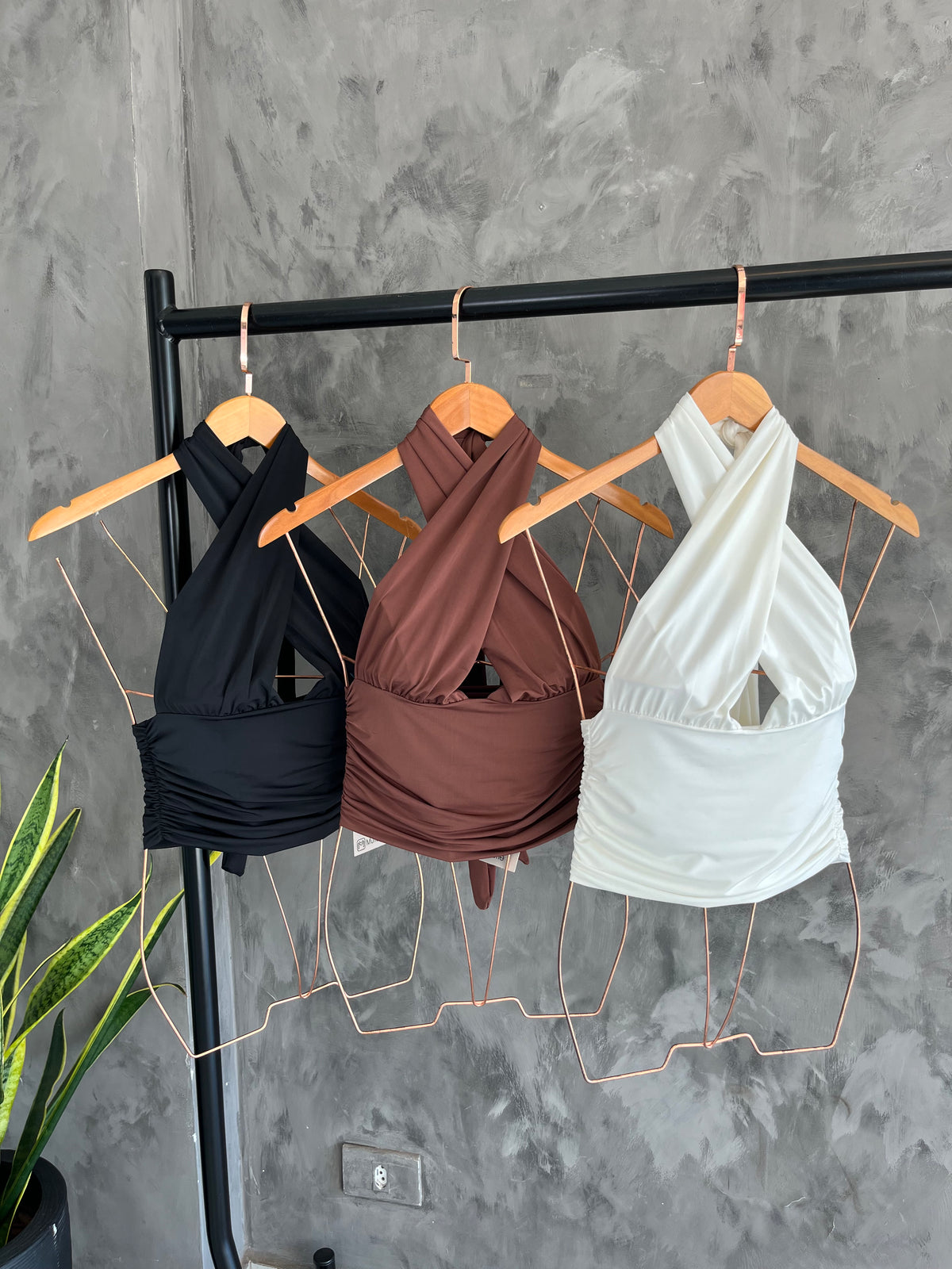 Combo 3 Blusas Multiformas Poliamida