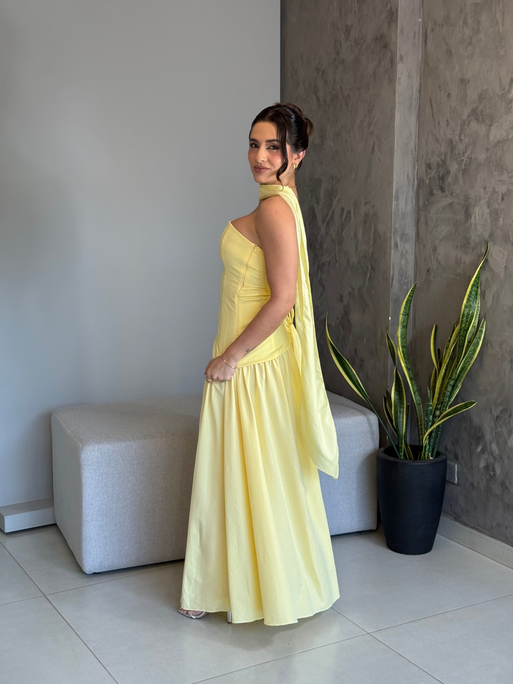 Vestido Longo Choker para Festa Tifany - Ocasiões Especiais