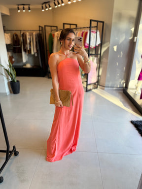 Vestido Longo fresco para Ocasiões