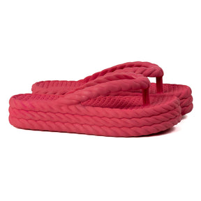 Chinelo Feminino Tranças Plataforma