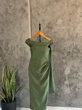 Vestido de Festa Midi Prada Cindy