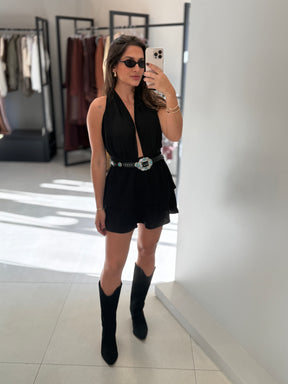 Saia Curta Babados Boho - Yeskla