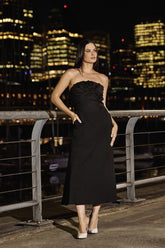 Vestido Solto Straplees Trocolini