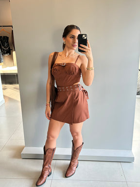 Conjunto Fivelas Canela