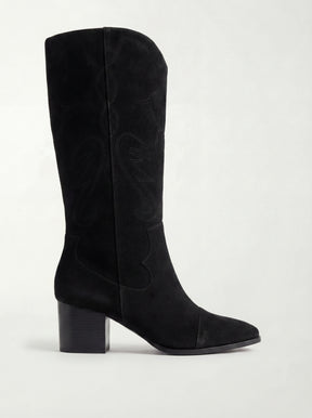 Bota Western Camurça Renata Preto