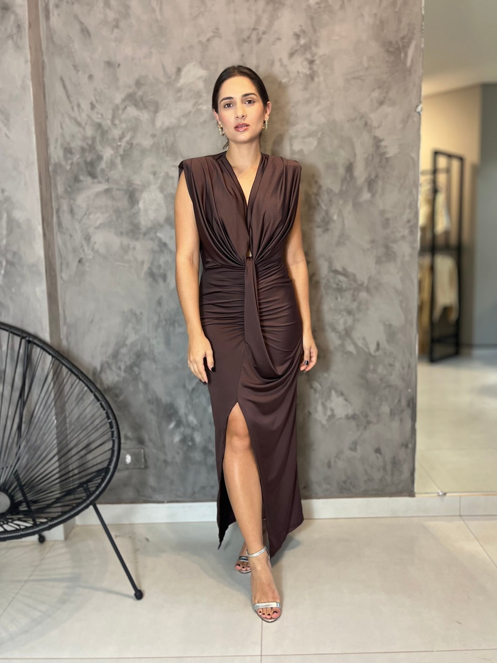 Vestido Midi Estruturado Social – Juliete