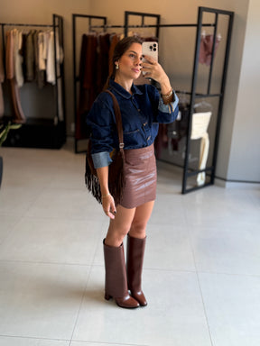 Jaqueta Jeans Blue Scalk