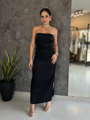 Vestido Justo Midi para Festa- GataBakana