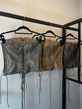 Corset em Couro Ilhós Maisa