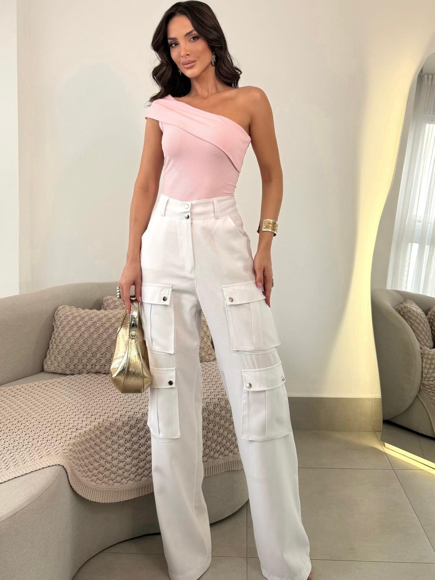 Calça Cargo New Max Feminina