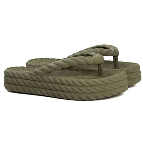 Chinelo Feminino Tranças Plataforma